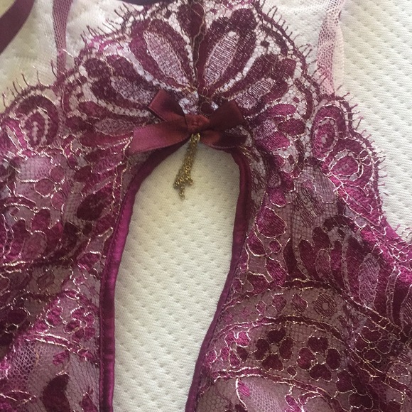 Agent Provocateur Zalia Bra Burgundy Size
